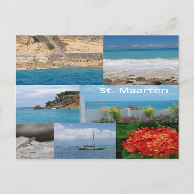 Sint Maarten - St. Martin Postcard (Front)