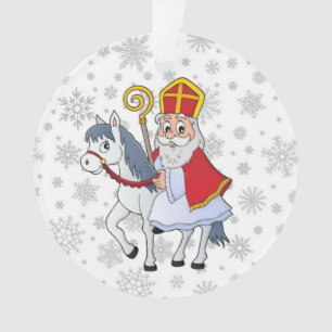 Sinterklaas et son ornement du cheval blanc