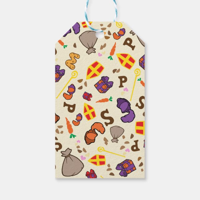Sinterklaas Feest Gift Tags (Back)