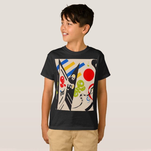 Sinthesi Stencil, 1935 by Wassily Kandinsky T-Shirt (Front Full)