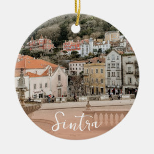 Sintra Portugal Keepsake Travel  Ceramic Ornament