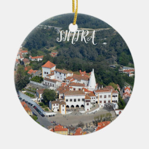 Sintra Portugal Panoramic Ornament