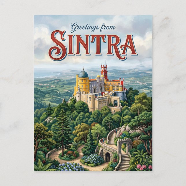 Sintra Portugal Postcard (Front)