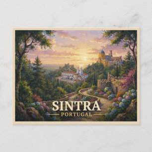 Sintra Portugal Travel Postcard