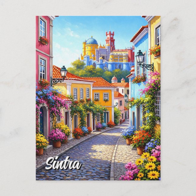Sintra Portugal Travel Postcard (Front)