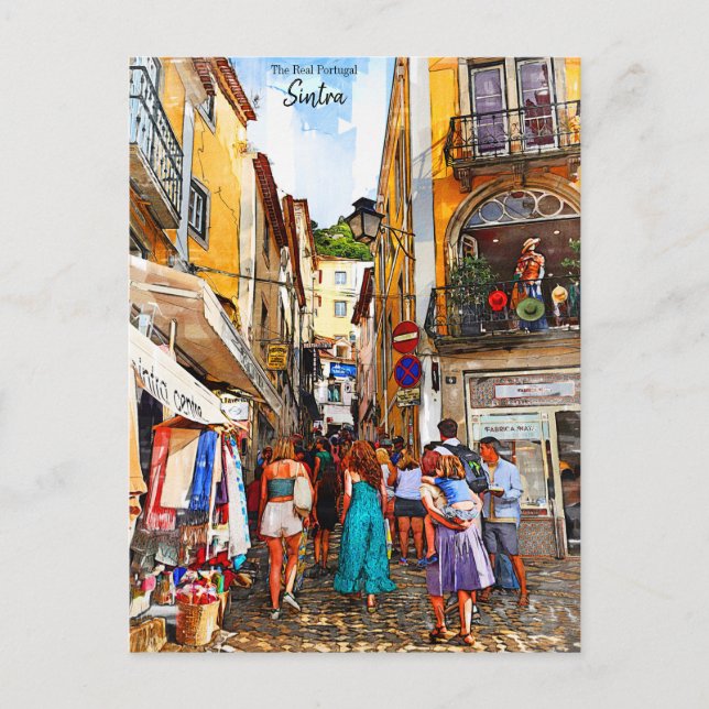 Sintra Streets- The Real Portugal Postcard (Front)