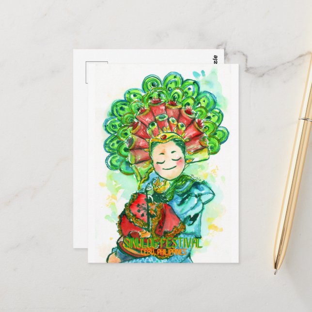 Sinulog Festival- DNM Postcards (Front/Back In Situ)