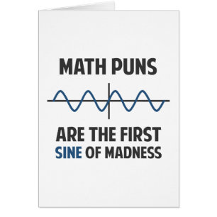 Sinus de calembours de maths premier de folie