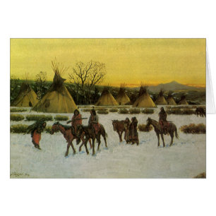 Sioux Camp at Wounded Knee by John Hauser