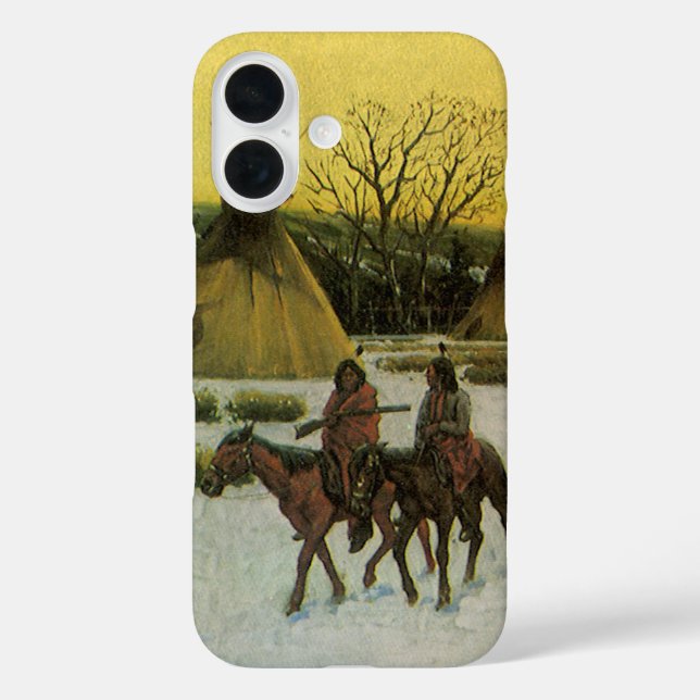 Sioux Camp at Wounded Knee by John Hauser Case-Mate iPhone Case (Back)