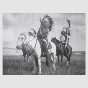 Sioux Chiefs, 1905 Tissue Paper