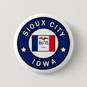 Sioux City Iowa 2 Inch Round Button