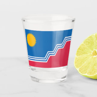 Sioux Falls (South Dakota) city flag Shot Glass