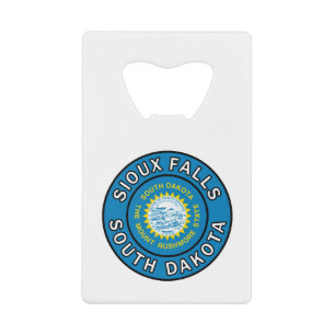Sioux Falls South Dakota Credit Card Bottle Opener