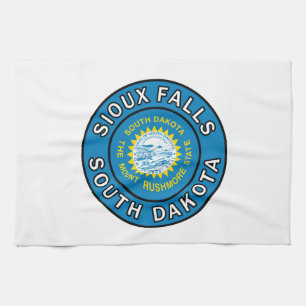 Sioux Falls South Dakota Kitchen Towel