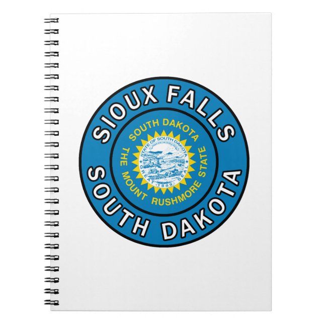 Sioux Falls South Dakota Notebook (Front)