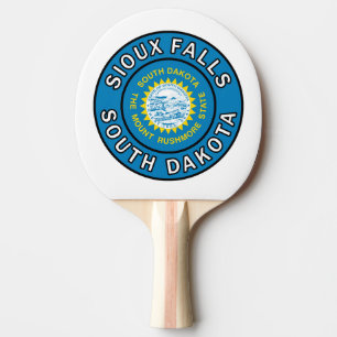 Sioux Falls South Dakota Ping Pong Paddle