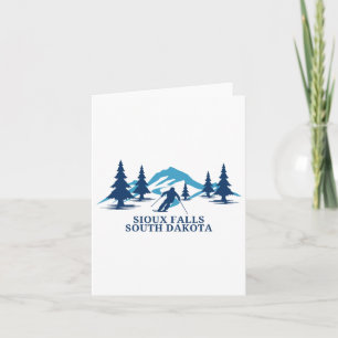 Sioux Falls South Dakota Ski Resort Skiing Skier Card