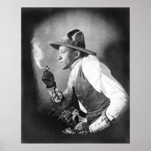 Sioux Indian, 1908. Vintage Photo Poster
