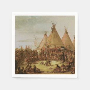 Sioux War Council Napkin