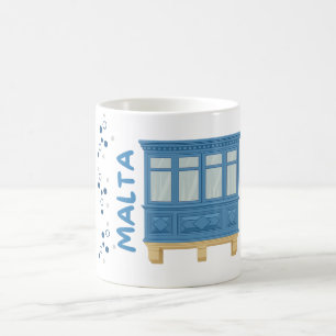 Sip a Little Piece of Malta   Maltese Balcony Mug