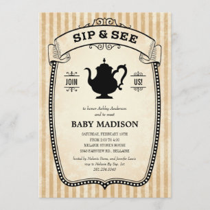 Sip and See Invitations