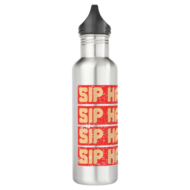 SIP HAPPENS  710 ML WATER BOTTLE (Left)