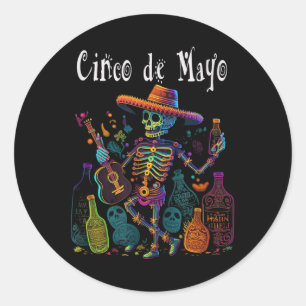 Sip Happens. Happy Cinco De Mayo! #12 Classic Round Sticker