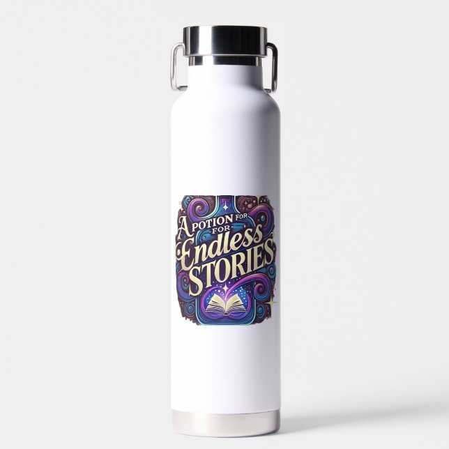Sip, Imagine, Create Water Bottle (Front)