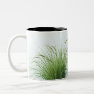 Sip in Nature's Embrace Two-Tone Coffee Mug