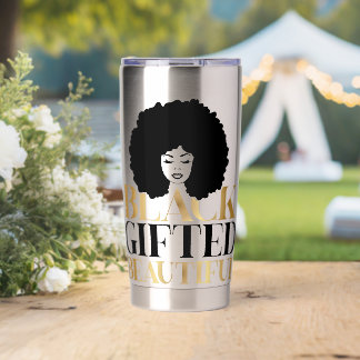 Sip in Style – Celebrate Black Gifted and Beautifu Insulated Tumbler