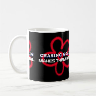 Sip Inspiration with This Unique Goal-Chasing  Coffee Mug