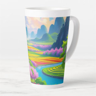 "Sip Into Spring – Scenic Blossom Latte Mug