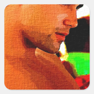 Sip It Slowly Square Sticker