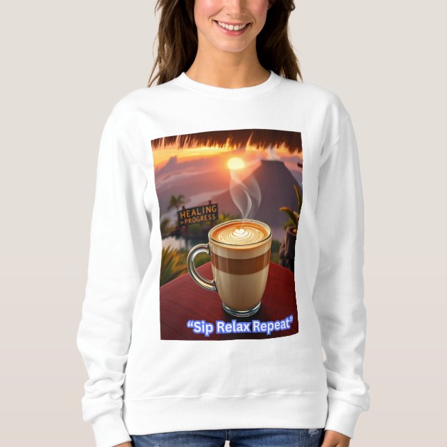 Sip Relax Repeat Sweatshirt (Front)