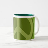 sip serenity. Two-Tone coffee mug (Front Right)