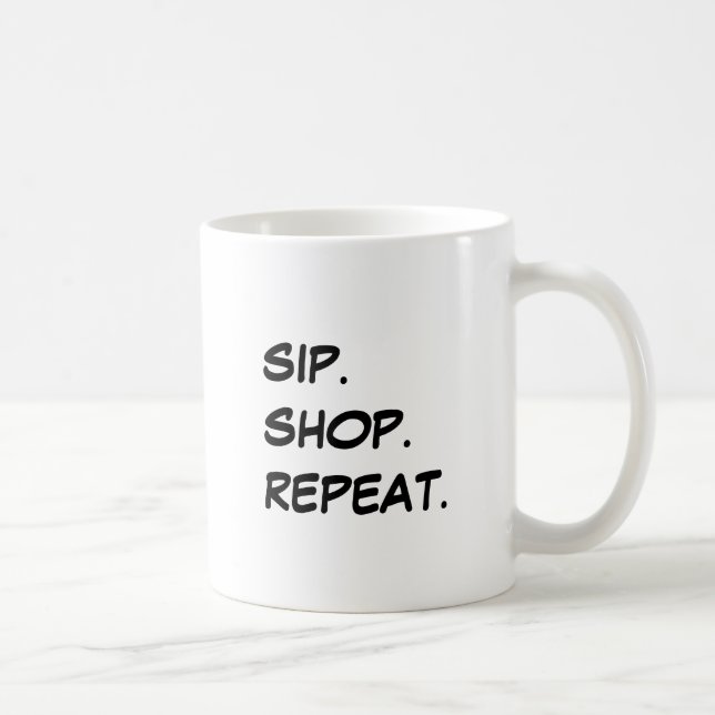 SIP SHOP REPEAT COFFEE MUG (Right)