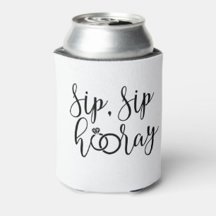 Sip Sip Hooray Bachelorette Party Can Cooler