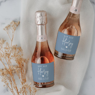 Sip Sip Hooray Bachelorette Party Favour Sparkling Wine Label