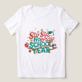 sip sip hooray back to school Tri-Blend shirt