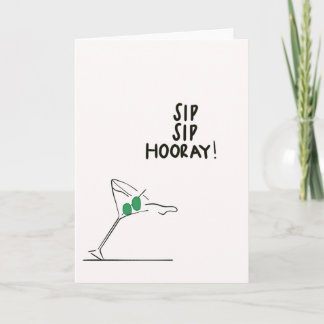 Sip Sip Hooray! Card