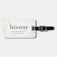 sip sip hooray elegant gold polka dot birthday 