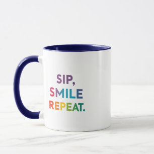 Sip, Smile, Repeat – Combo Mug 11 oz Mug