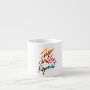 Sip, Smile, Repeat - Spécialité Espresso Mugs