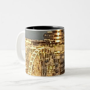 Sip, Smile, Repeat  Two-Tone Coffee Mug