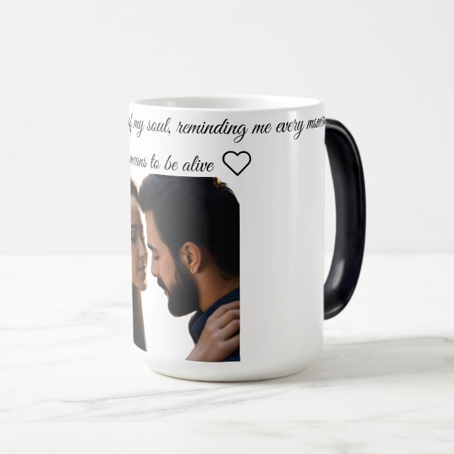 Sip the Feelings of Your Heart ❤️ Magic Mug (Front Right)