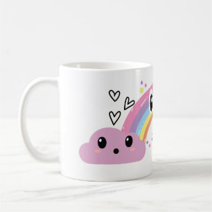 Sip Under the Rainbow” Cute Mug