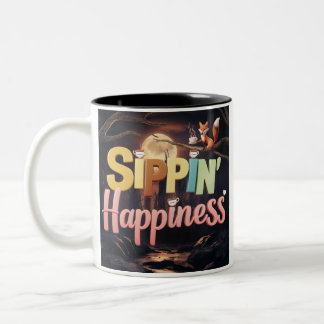 Sip Your Way to Smiles Two-Tone Coffee Mug
