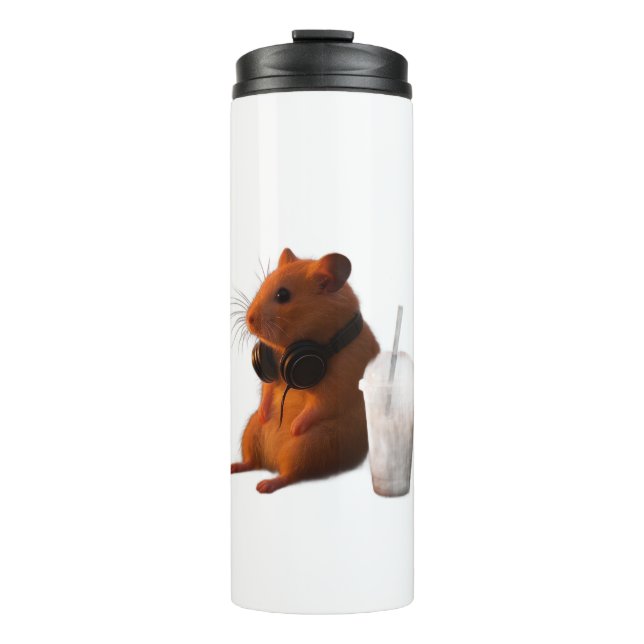 Sippin’ & Chillin’ — Cute Hamster Water Bottle (Front)