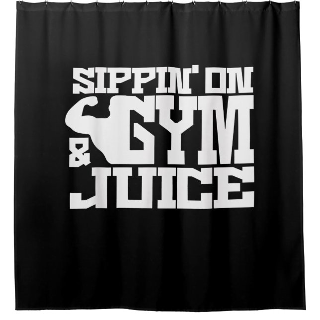 Sippin On Gym Juice - Mens Workout Shirts Funny (Front)